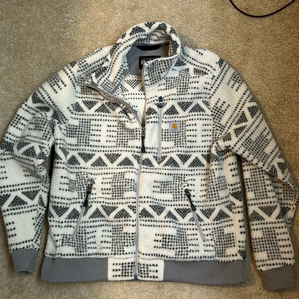 Size large carhartt zip up jacket NWOT